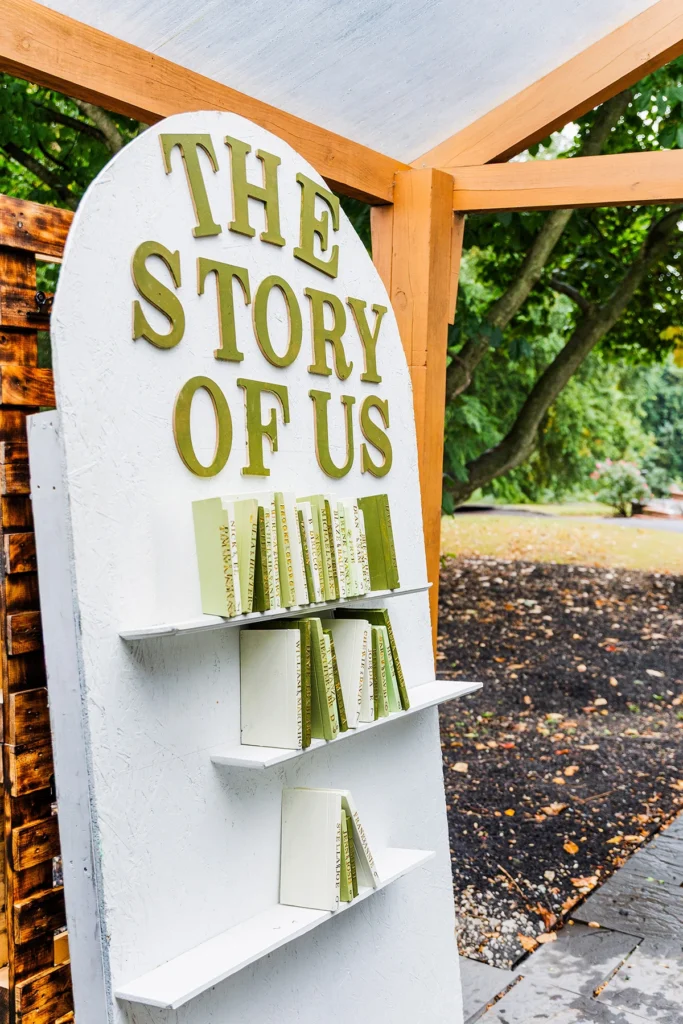 Display that says The Story Of Us.