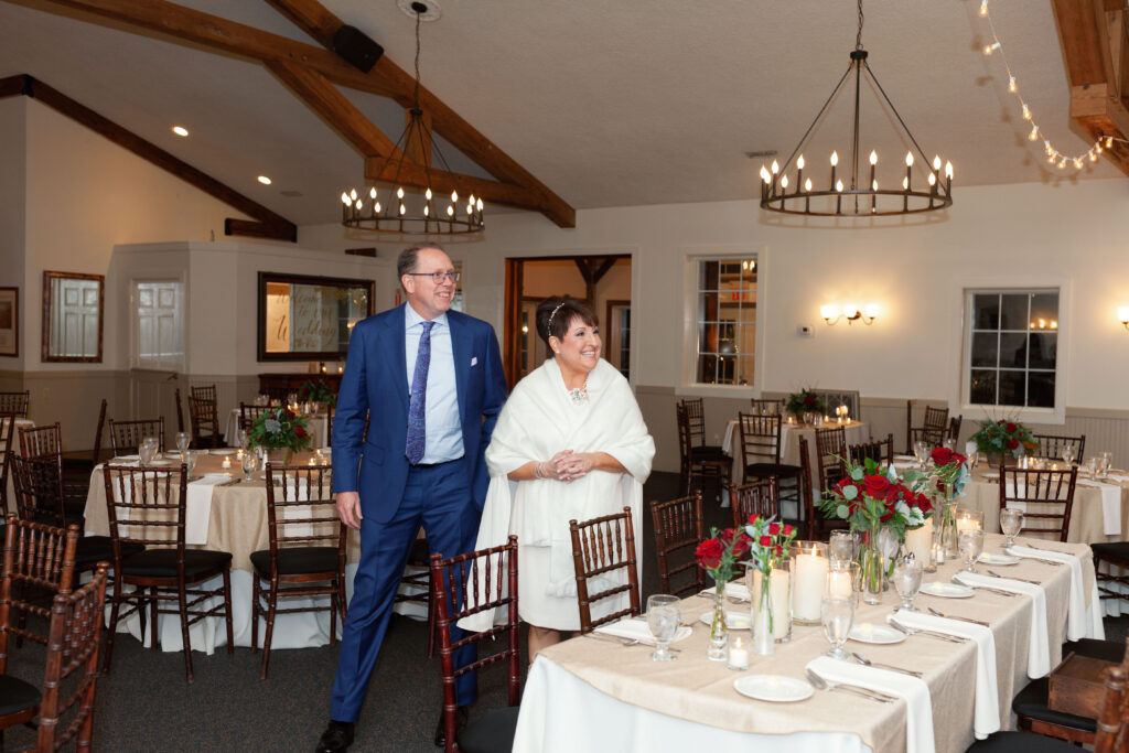 Thoughtful wedding details and decor enhance the reception atmosphere at Holly Hedge Estate in New Hope, Pennsylvania.
